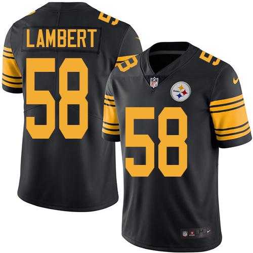 Nike Men & Women & Youth Steelers 58 Jack Lambert Black Color Rush Limited Jersey,We sell and wholesale Nike Men & Women & Youth Steelers 58 Jack Lambert Black Color Rush Limited Jersey on line form chian!